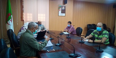 4 اجتماع تنسيقي لجامعة للتحضير لوضع الدروس هب بعد 2020 2021