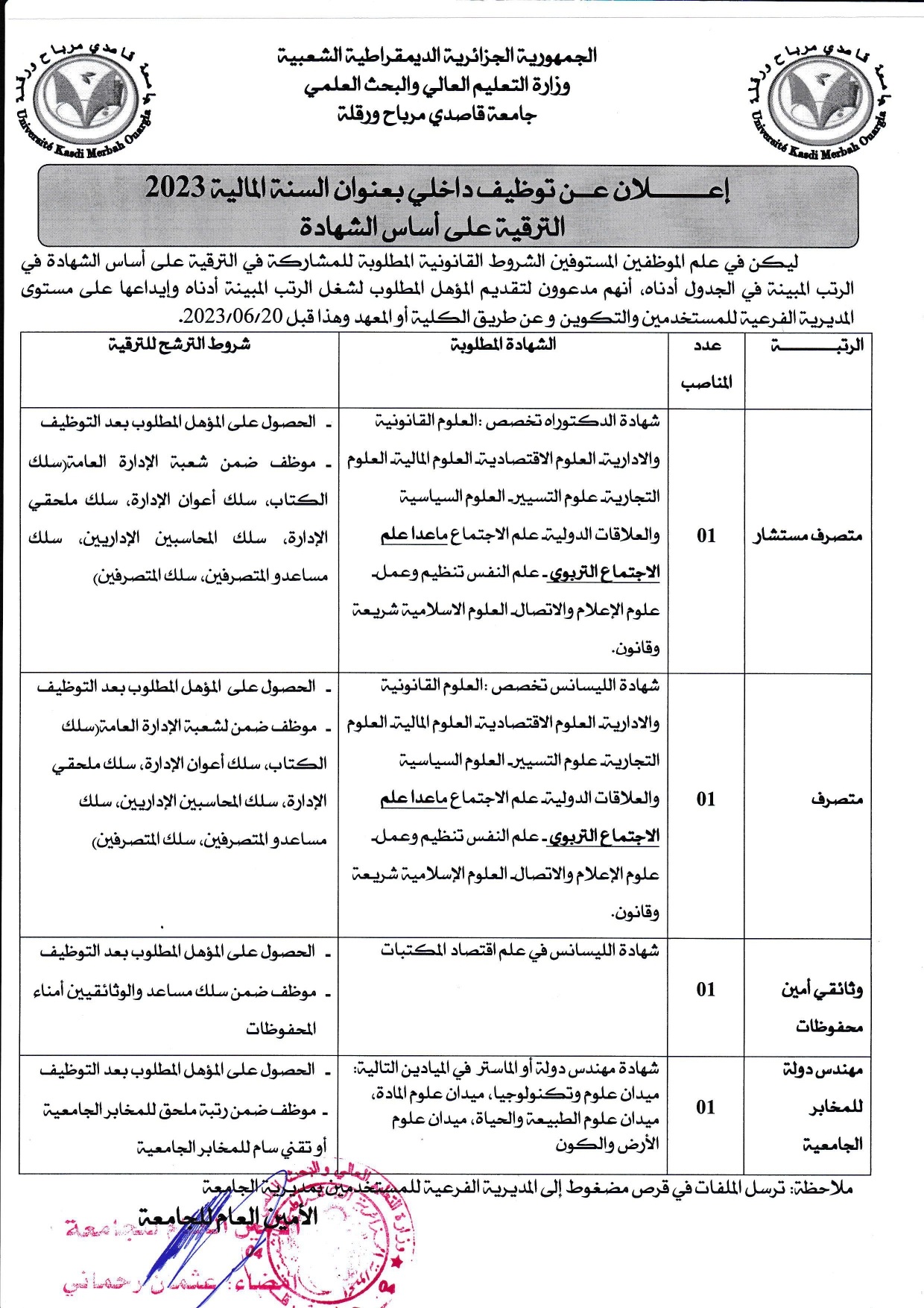 ترقية على اساس الشهادة page 0001