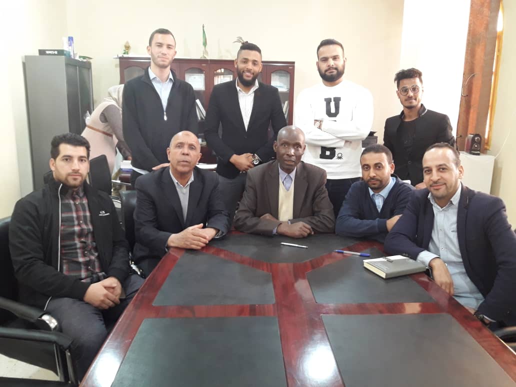 جيولوجيا اعضاء الفريق مع الطاقم البيداغجي