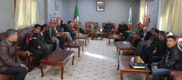 تشكرات مديرية تحسين إطار حياة الطلبة و التنشيط في الوسط الجامعي