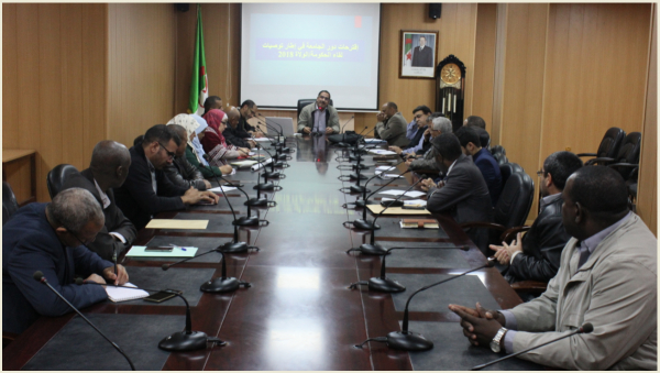 لقاء يدرس توصيات لقاء الحكومة والولاة 2018 بجامعة ورقلة