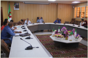 إجتماع تنسيقي مع المنظمات الطلابية